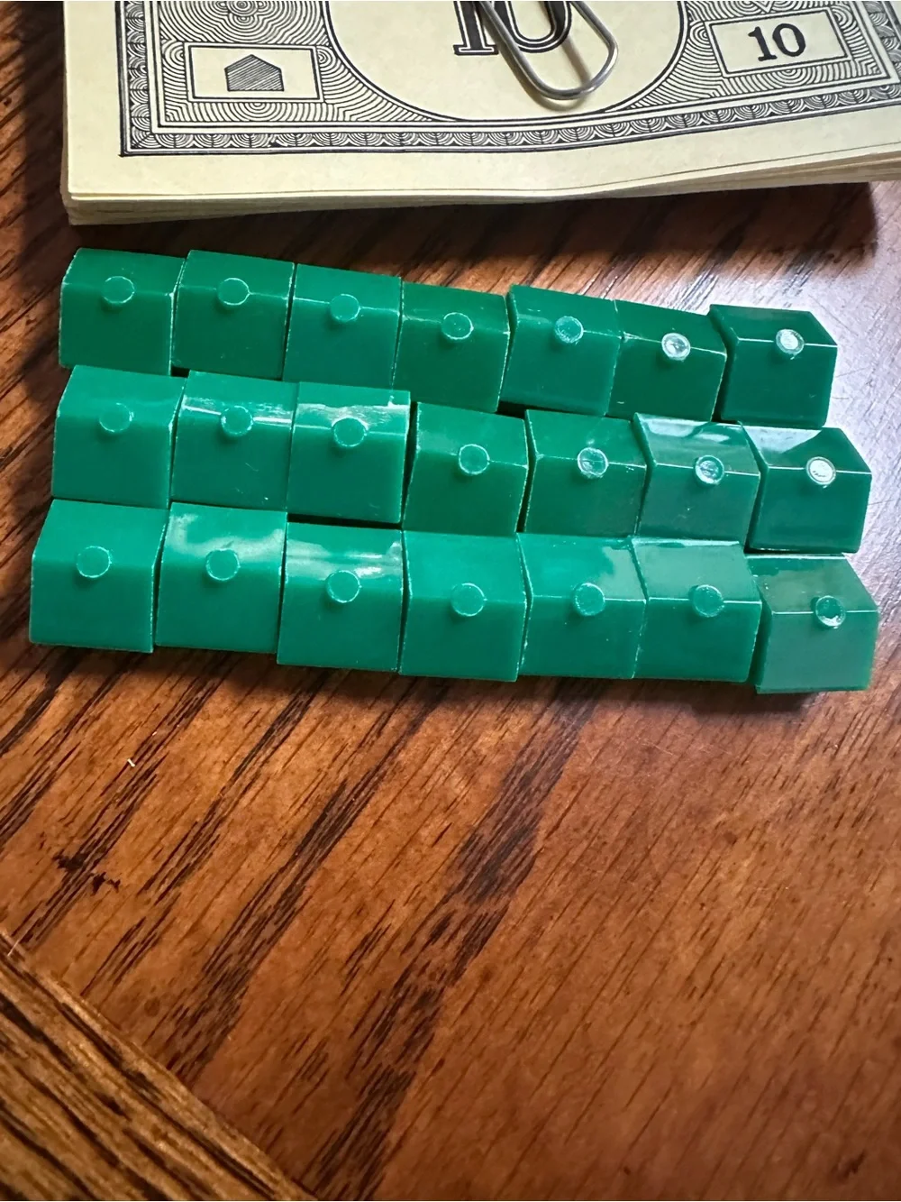 Vintage Board Game Pieces 1936 Card - Multicolor